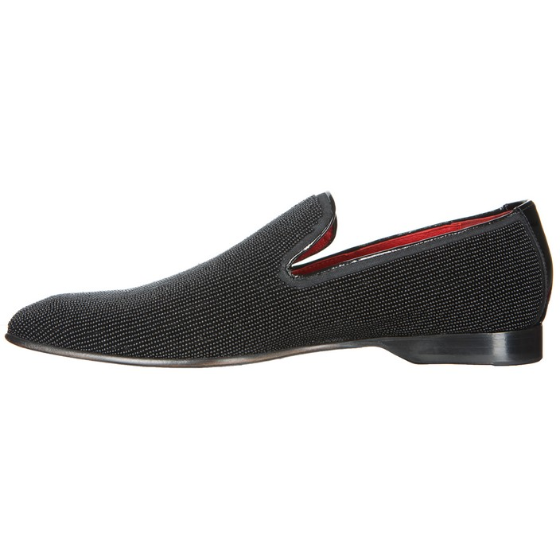 Donald J Pliner Pontsp Glass Beaded Loafers Black Carpet