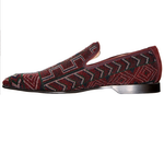 Donald J Pliner Pontsp Glass Beaded Loafers Wine Comb