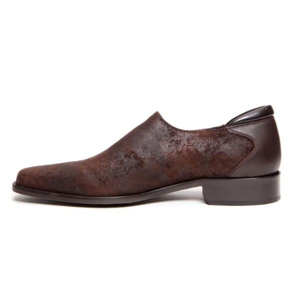 Donald J Pliner Rex Distressed Suede Loafers Expresso