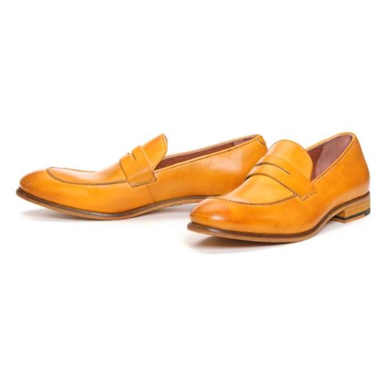 Donald J Pliner Zan Penny Loafers Sun Dipped Calf