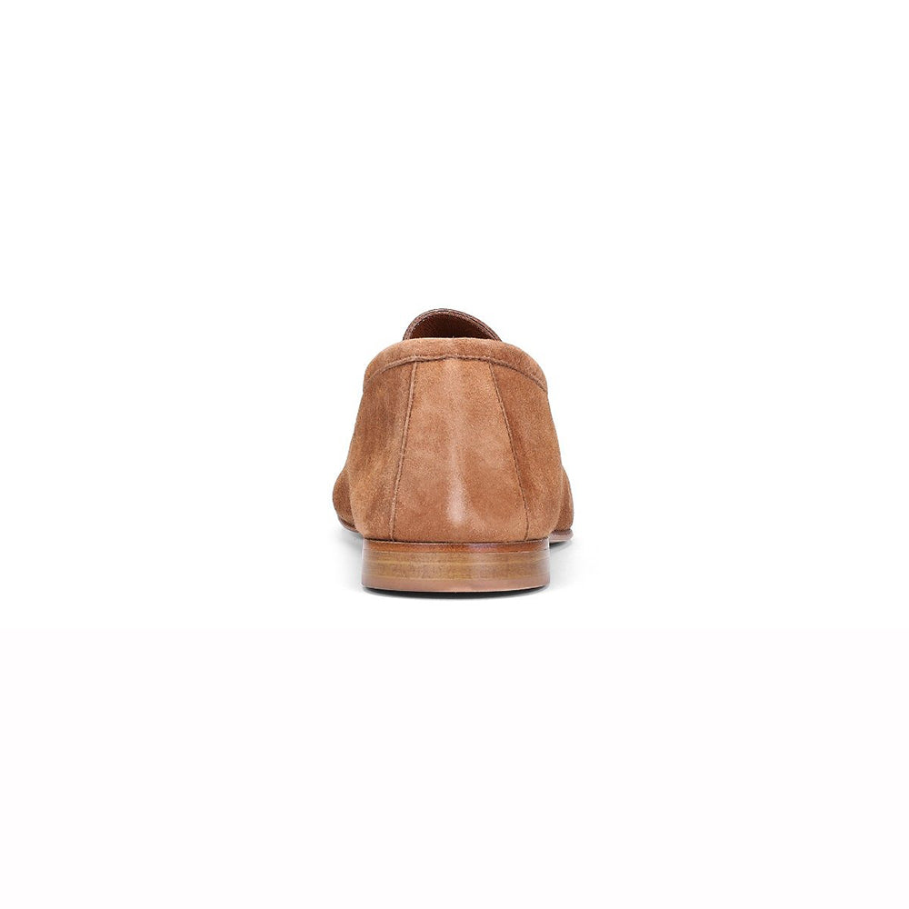 Donald Pliner Tender Suede Loafers Cognac