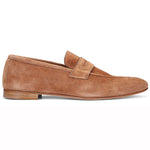 Donald Pliner Tender Suede Loafers Cognac