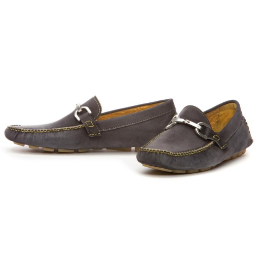 Donald J Pliner Veedasp Wash Suede Bit Driving Shoes Black