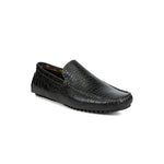 Donald Pliner Vildi Embossed Crocco Driver Black