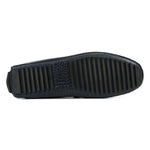 Donald Pliner Vildi Embossed Crocco Driver Navy