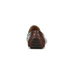 Donald Pliner Vildi Embossed Crocco Driver Walnut