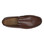 Donald Pliner Vildi Embossed Crocco Driver Walnut