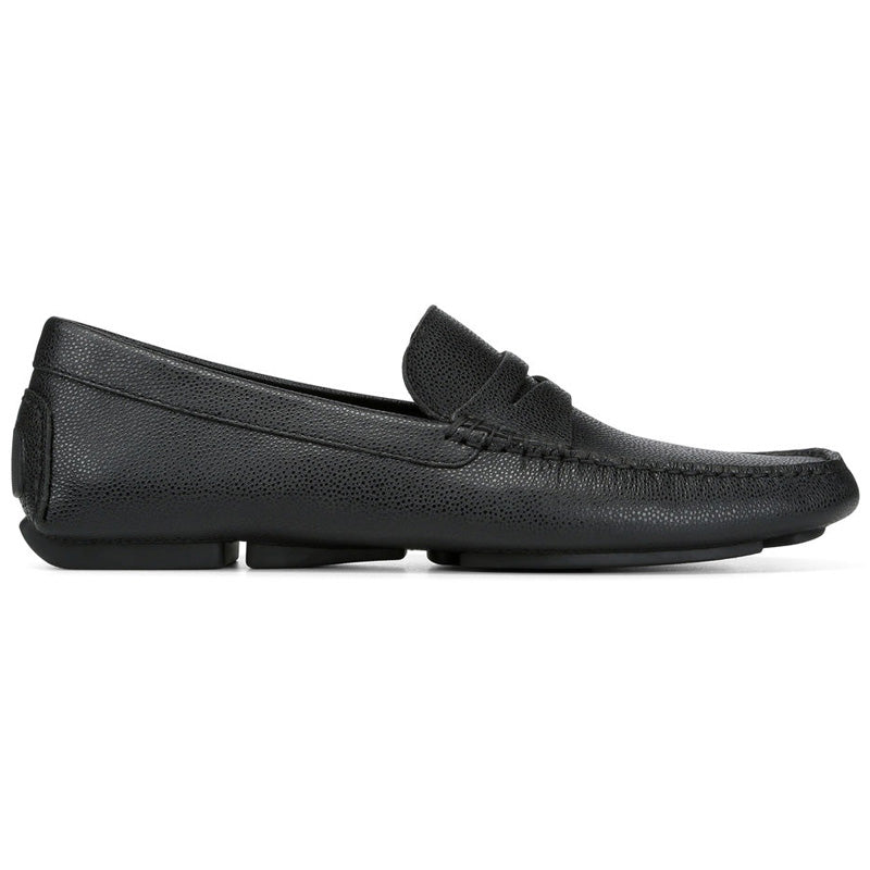 Donald Pliner Vinco Stingray Embossed Loafer Shoe Black