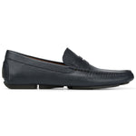 Donald Pliner Vinco Stingray Embossed Loafer Shoe Navy
