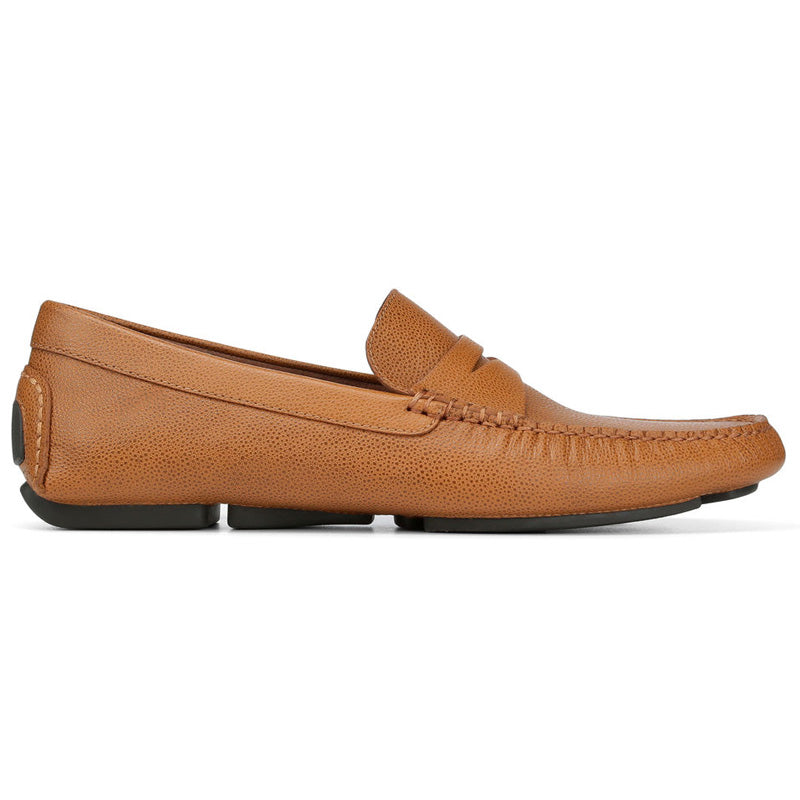 Donald Pliner Vinco Stingray Embossed Loafer Shoe Saddle