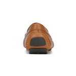 Donald Pliner Vinco Stingray Embossed Loafer Shoe Saddle