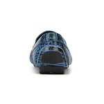 Donald Pliner Vinco 6 Painted Crocodile Loafer Blue