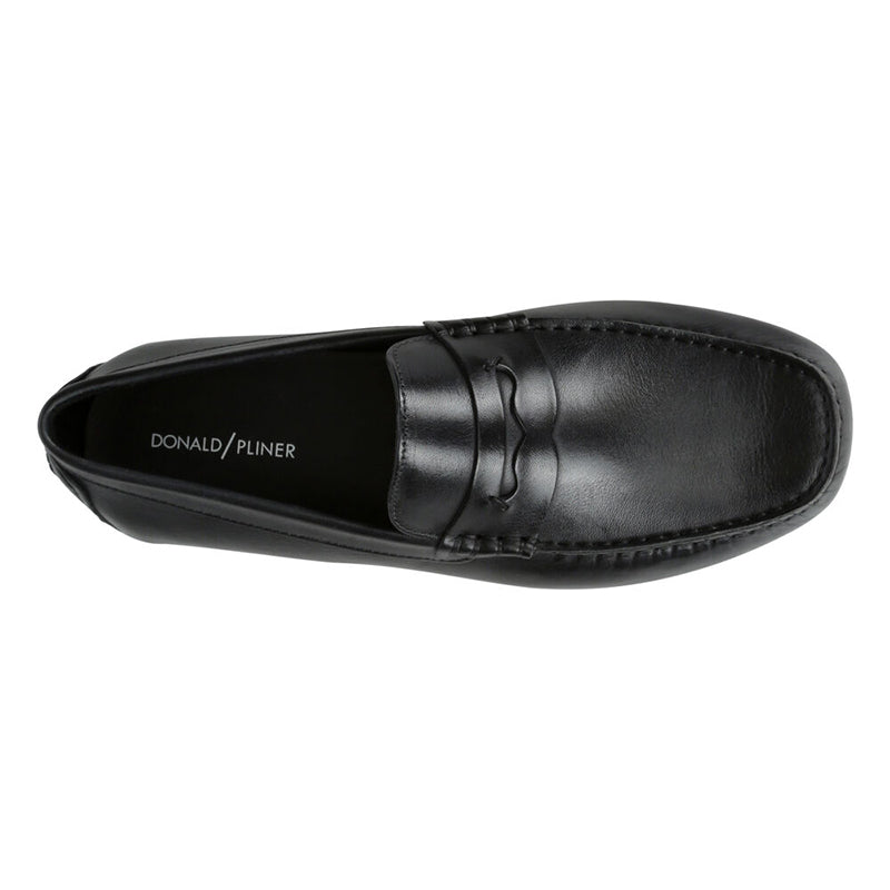 Donald Pliner Vione Calfskin Loafer Black