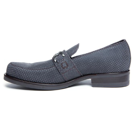 Donald J Pliner Yosha Suede Bit Loafers Lead