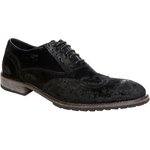 Donald Pliner Zadok UD Velvet Wingtip Shoes Black