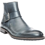 Donald Pliner Zaira C1 Distressed Calfskin Boots Black