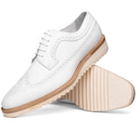 Calzoleria Toscana Dongo Calfskin Wingtip Derby White