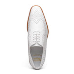 Calzoleria Toscana Dongo Calfskin Wingtip Derby White