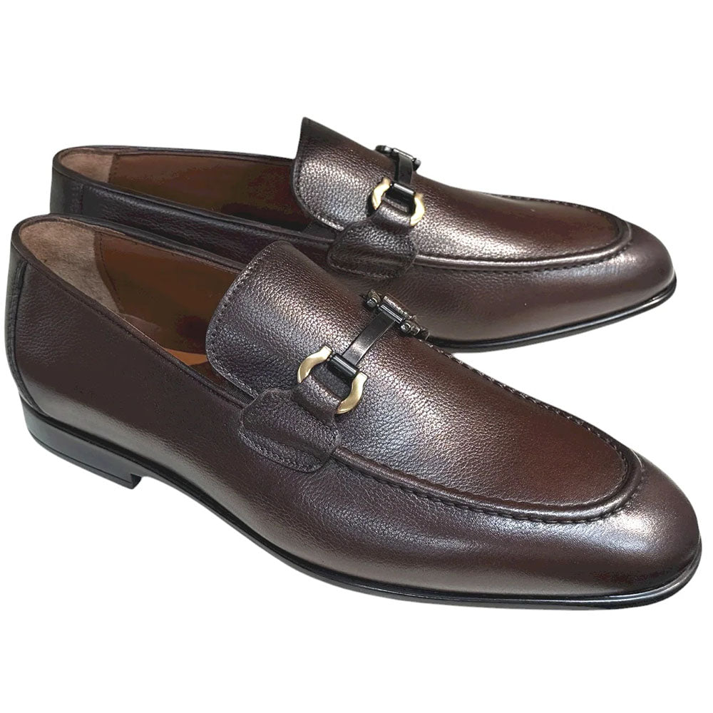 Corrente P0011 Doral Buckle Loafer Brown