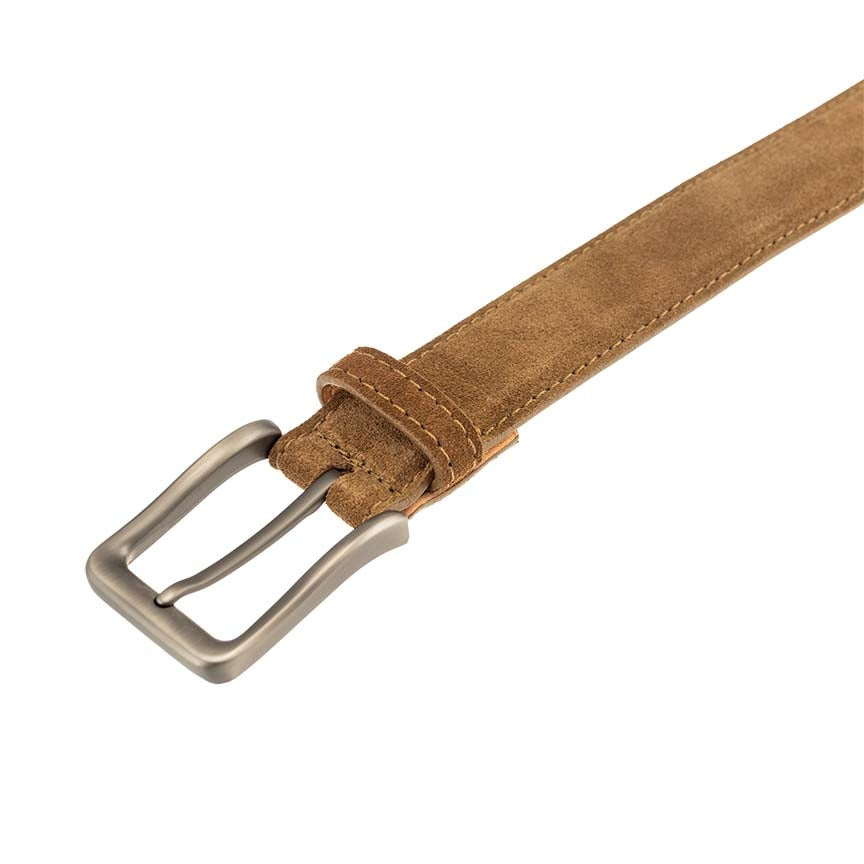 TB Phelps Kent Suede Belt Dark Dirty Buck