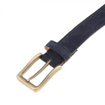 TB Phelps Kent Suede Belt Navy