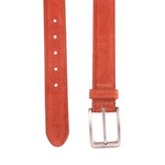 TB Phelps Kent Suede Belt Rust