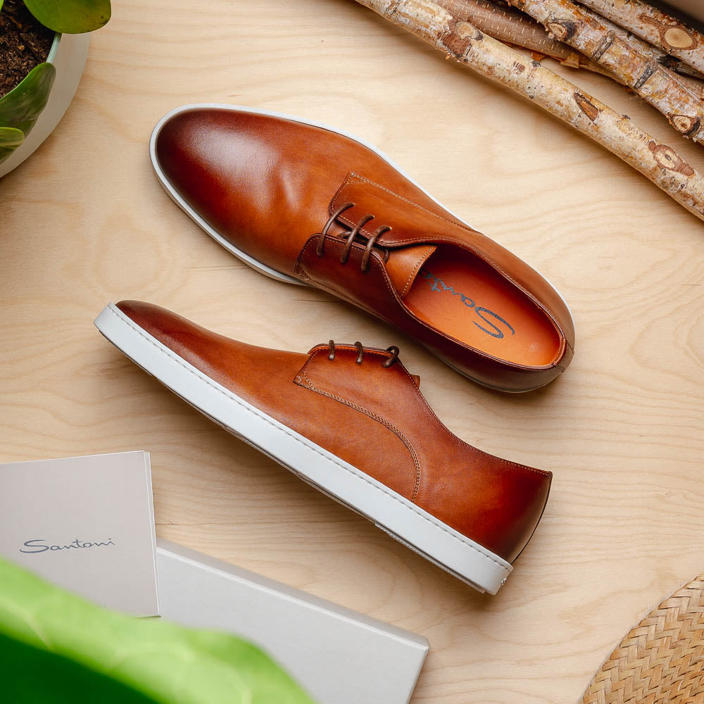 Santoni Doyle M5 Derby Sneaker Brown