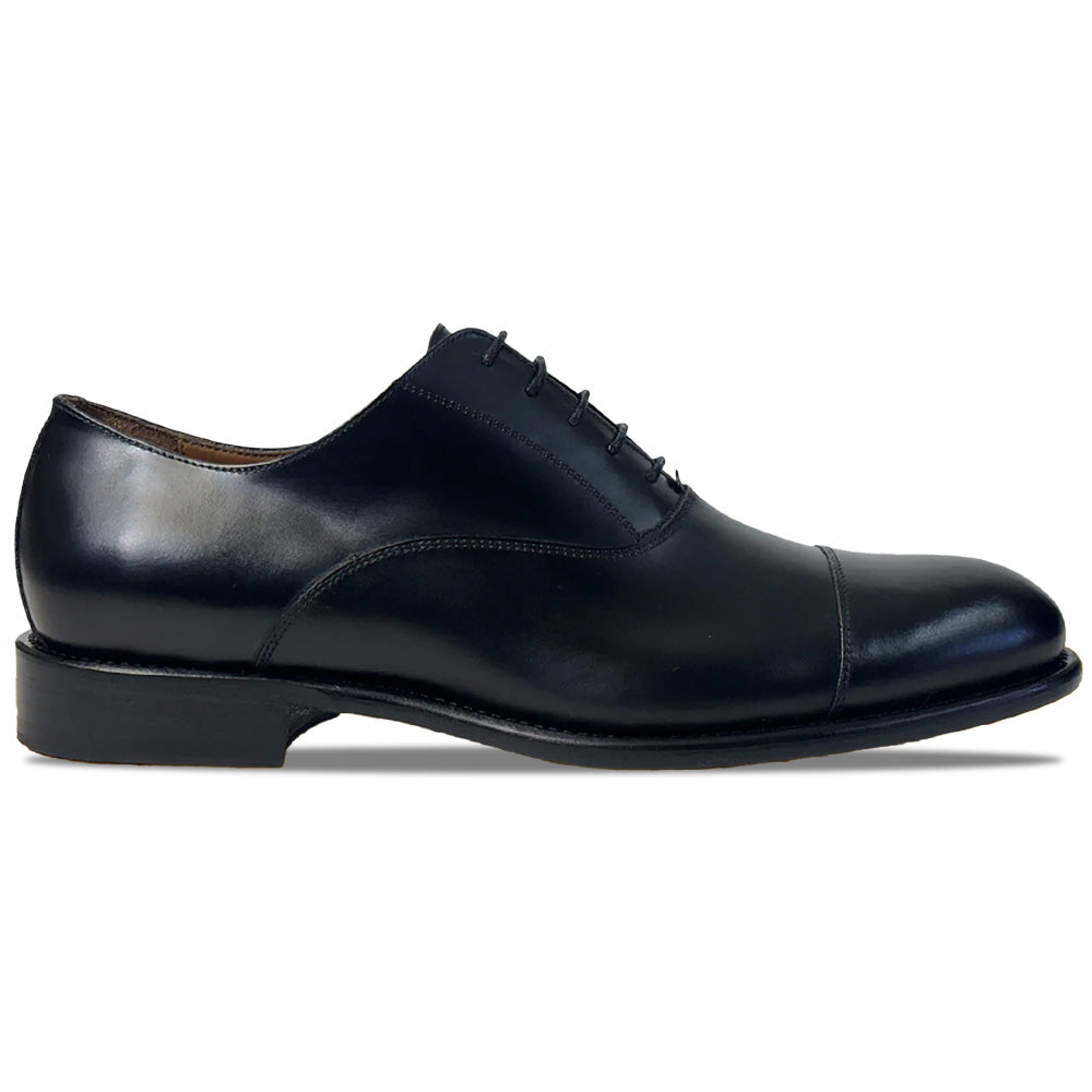 Calzoleria Toscana Dozza Calfskin Cap Toe Oxford Black