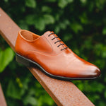 Moreschi Dublin Cap Toe Lace Up Shoes Brown