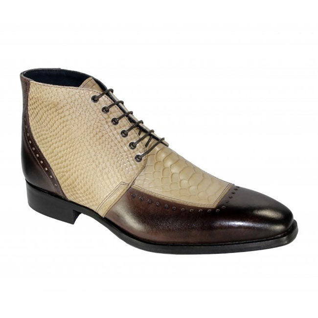 Duca by Matiste #0409 Chocolate / Taupe Boots