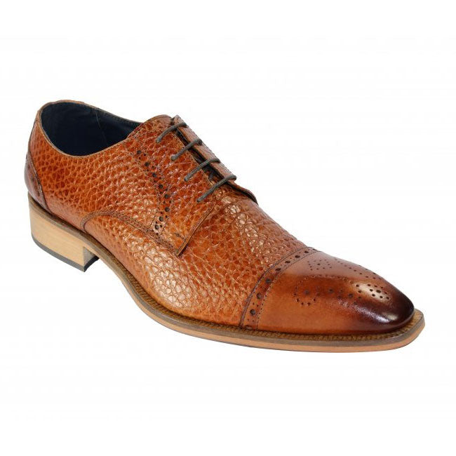Duca by Matiste #1111 Cognac Cap Toe Shoes