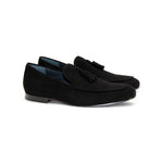 Duca by Matiste Anzio Genuine Suede Slip-on Shoes Black