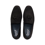 Duca by Matiste Anzio Genuine Suede Slip-on Shoes Black