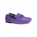 Duca by Matiste Anzio Genuine Suede Slip-on Shoes Purple