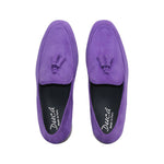 Duca by Matiste Anzio Genuine Suede Slip-on Shoes Purple