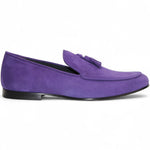 Duca by Matiste Anzio Genuine Suede Slip-on Shoes Purple