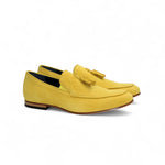 Duca by Matiste Anzio Genuine Suede Slip-on Shoes Yellow