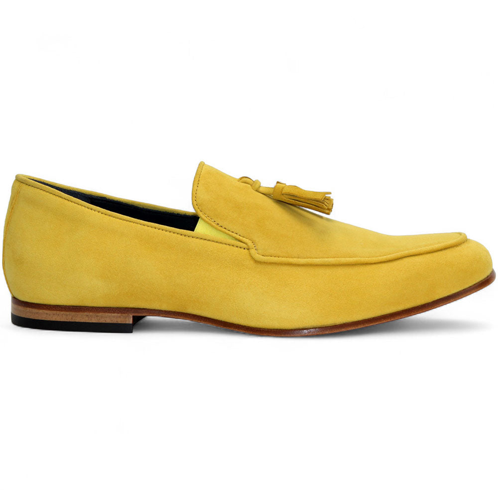 Duca by Matiste Anzio Genuine Suede Slip-on Shoes Yellow