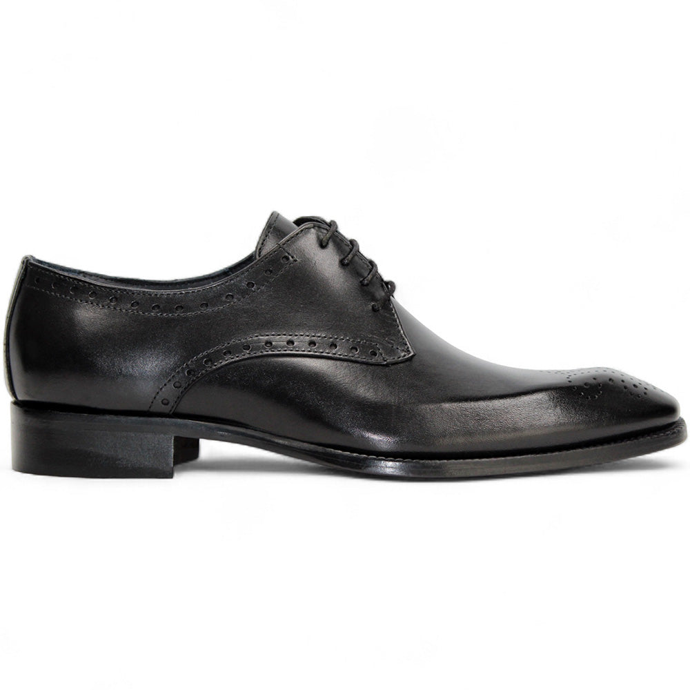 Duca by Matiste Arpino Genuine Leather Shoes Black | MensDesignerShoe.com