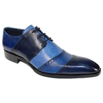 Duca by Matiste Asti Cap Toe Shoes Blue Combo