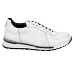 Duca by Matiste Aurelia Calfskin / Anaconda Print Sneakers White