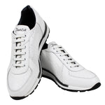 Duca by Matiste Aurelia Calfskin / Anaconda Print Sneakers White