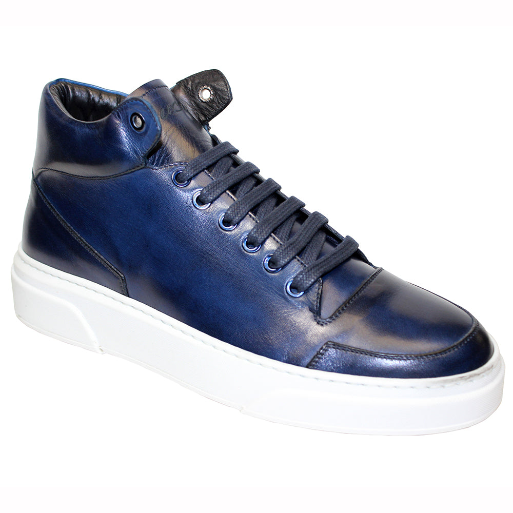 Duca by Matiste Balzano Leather Sneakers Navy