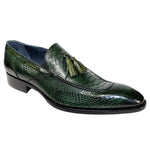 Duca by Matiste Cassino Slip On Shoes Forest Green Olive