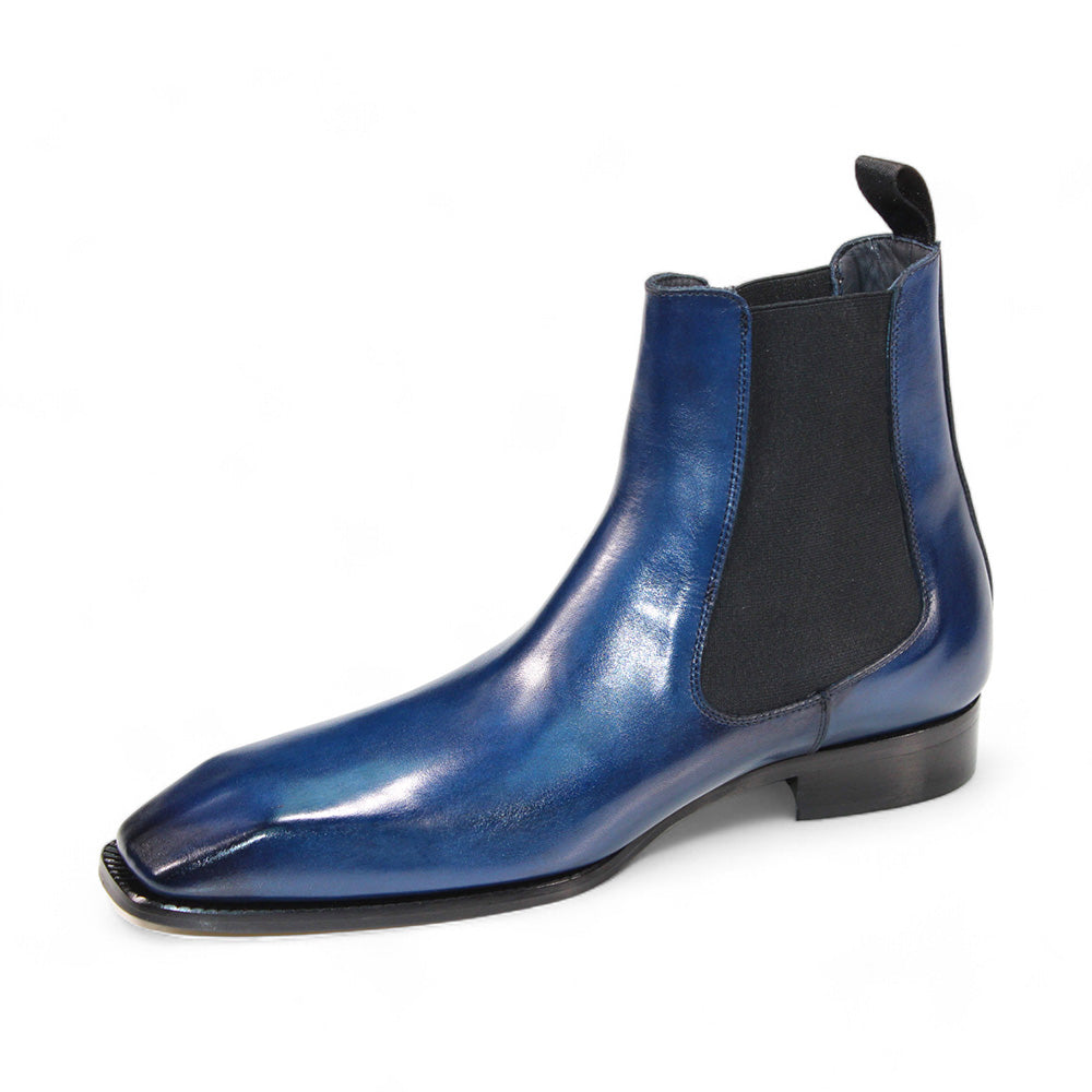 Duca by Matiste Empoli Genuine Leather Boots Blue