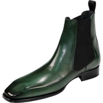 Duca by Matiste Empoli Genuine Leather Boots Green