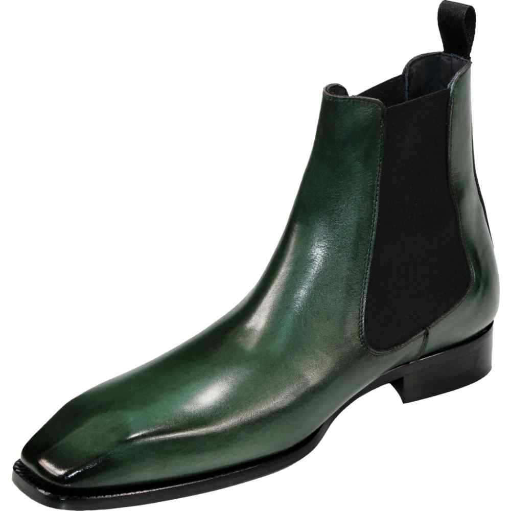 Duca by Matiste Empoli Genuine Leather Boots Green