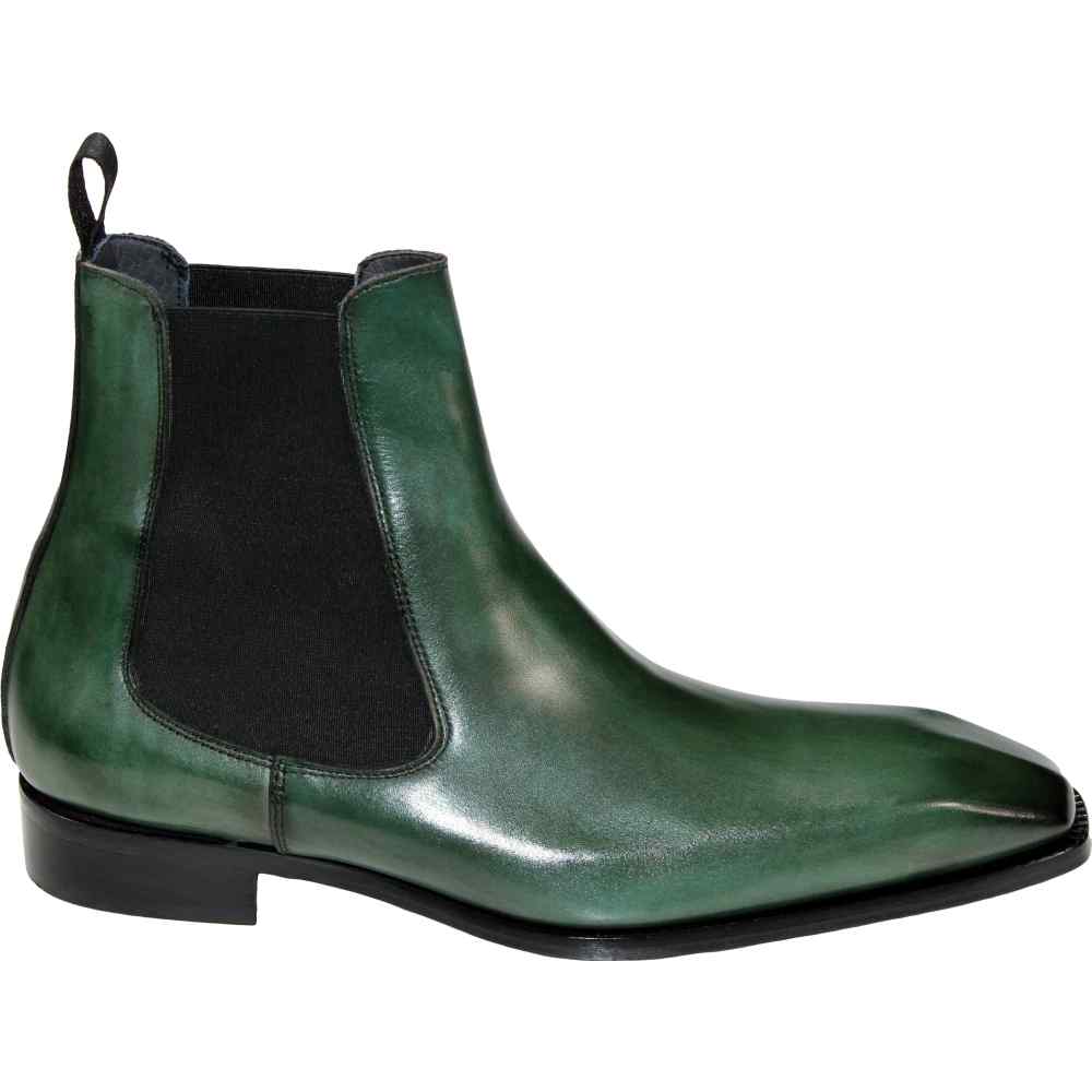 Duca by Matiste Empoli Genuine Leather Boots Green