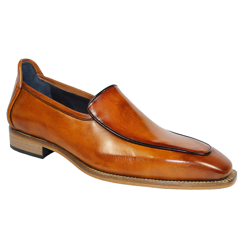 Duca by Matiste Fano Calfskin Shoes Cognac