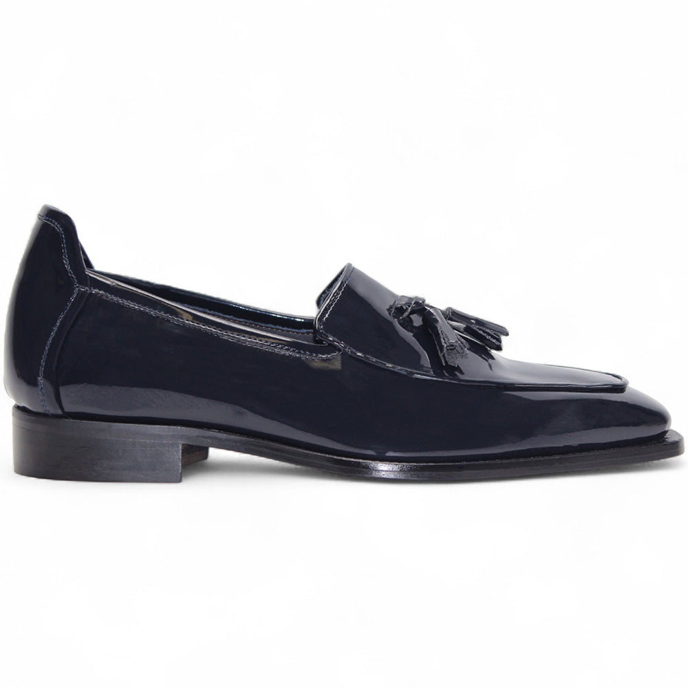 Duca by Matiste Fano Patent Leather Loafers Navy